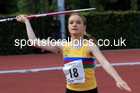 Girls Under-15s Javelin, 2022 Northern Inter Counties U17s and U15s Track and Field, York, Thursday, June 2nd. Photo: David T. Hewitson/Sports for All Pics